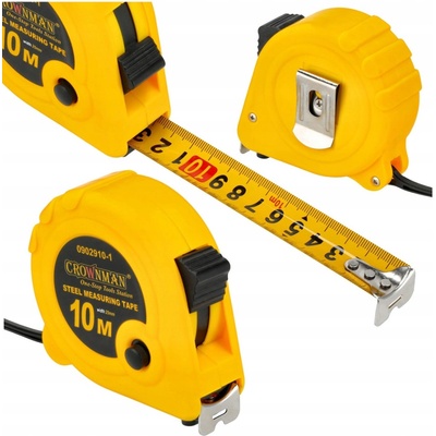 Crownman Svinovací metr se zámkem 10m 25mm CM-0902910-1