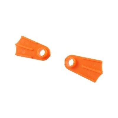 F372 LEGO HRANÉ ORANŽOVÉ PLOUTVE 2 KS (PÁR)