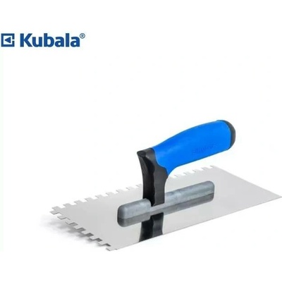 KUBALA 0245 Hladítko nerez, zub 12 mm, 270 x 130 mm, gumová rukojeť, new ENPRO