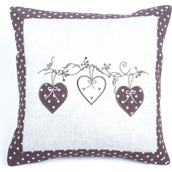 Bo-ma Srdiečka bodka hnedá 40 x 40 cm