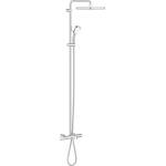 GROHE Душ система с термостат за вана, 26691000 (26691000)