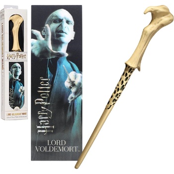 Wizarding World Originálny kúzelnícky prútik Lord Voldemort 30 cm + 3D záložka