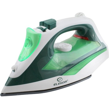 Elekom Ютия за гладене с пара ЕК-278 С, Керамична плоча, Регулируем термостат, 2600w, резервоар- 260 мл, Антикапкова система (ЕК-278 С)