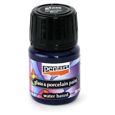 pentart Barva na sklo a porcelán 30ml zapékací fialovo modrá – Hledejceny.cz