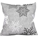 Forbyt Vianočná Vločky sivá 40 x 40 cm