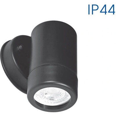 VIVALUX Фасаден аплик NAVARA - единичен, 1xGU10, черен, IP44 | Външно осветление Vivalux (VIV004648)