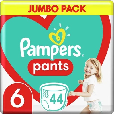 Pampers Бебешки пелени гащи Pampers 6, 44 броя (1007000172)