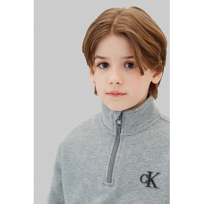 Calvin Klein суичър за деца с памук (LVCKTJB47B.128.176.9BY2)