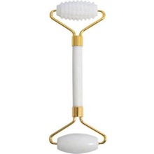 Venoc White Marble Acupressure Roller masážny valček na tvár 1 ks