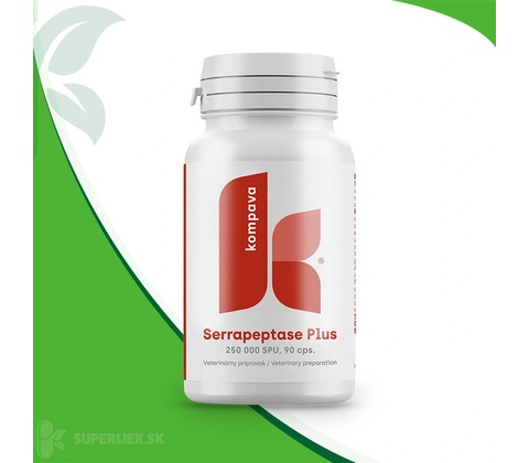 Kompava Serrapeptase Plus 355 mg 90 kapsúl
