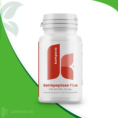 Kompava Serrapeptase Plus 355 mg 90 kapsúl