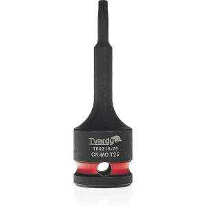 Tvardy Ударен вложок TORX Tvardy 1/2" T27, CR-MO 81713 (T00216-27)