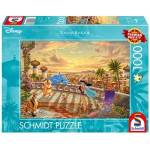 Schmidt Spiele Thomas Kinkade Studios: Disney Dreams Collection - Jasmine Dancing in the Desert Sunlight (1000 Pieces)