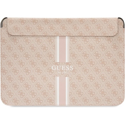 Pouzdro na notebook - Guess, 13-14 4G Printed Stripes Pink GUCS14P4RPSP