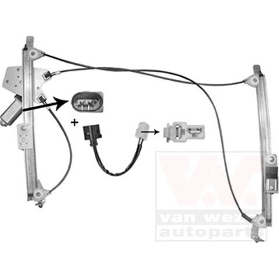 Mechanizmus zdvíhania okna VAN WEZEL 0502261