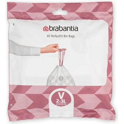 Brabantia Sáčky do odpadkového koša V PERFECTFIT 3 l, 40 ks, Brabantia (BRAB100253)