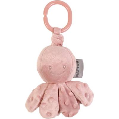 Nattou Lapidou chobotnička vibrační na C kroužku dusty pink 20 cm