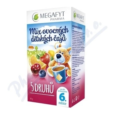 Megafyt Mix5 druhů ovocných 20x2 g