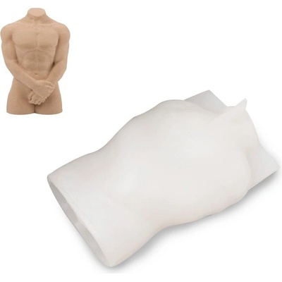 Manumi Silikonová forma na odlévání kreativní hmoty mužské torzo 62x97mm 3 ks