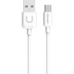 USAMS Кабел USAMS U-Turn microUSB 1м, бял, 2A (Usa000191)