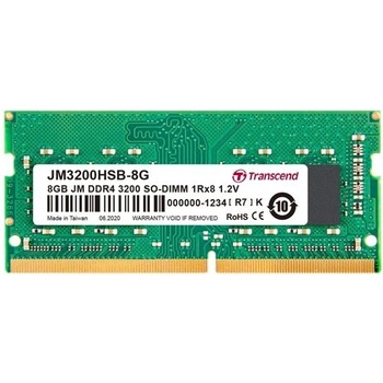 Transcend JetRam DDR4 8GB 3200MHz CL22 JM3200HSG-8G