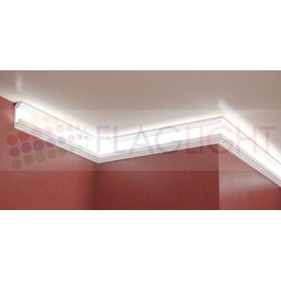 Ld-23 Декоративен профил за скрито led осветление ► 2метра (ld23)