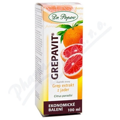 Dr.Popov Kvapky Grepavit extrakt z grapefruitových jadier 100 ml