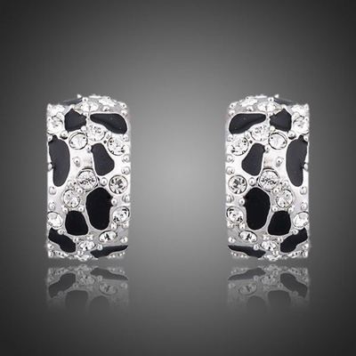 Francesca Petrucci Swarovski Elements Orfeo Silver E0076 Černobílá