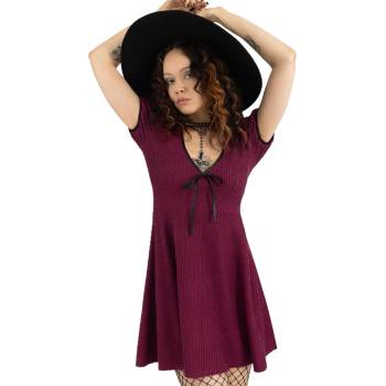 KILLSTAR дамска рокля KILLSTAR - Chaseleigh - червена - KSRA011149