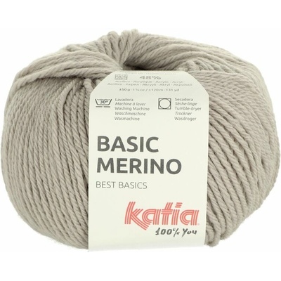 Katia Basic Merino 12 sivá