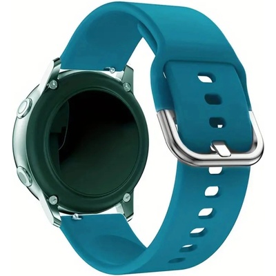 Planet Tech Каишка 20мм, Planet Tech за смарт часовници Samsung, Xiaomi, Huawei, Amazfit, Garmin, Метална закопчалка, Синьо зелена (STRAP20-11)