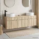 vidaXL Комплект шкафове за баня 3 бр. Дъб сонома 49 x 44, 5 x 65, 5 см (3405779)