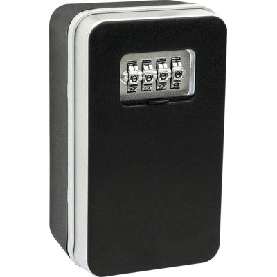 Bezpečnostná oceľová schránka KB,G2 čierna, 7,5 x 12,4 x 5 cm