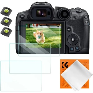 K& F Concept Протектор за LCD дислпей за Canon EOS R6 II, R6, R7 стъкло 0, 3 mm 3бр