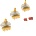 Fender Stratocaster Split Shaft Kit 3-Pack Потенциометър (<![CDATA[0990830003]]>)