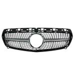 Carmart Решетка Mercedes W176 A-Class (2013-2015) - Diamond look, черна с хром лайсни