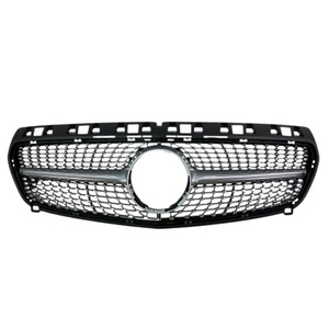 Carmart Решетка Mercedes W176 A-Class (2013-2015) - Diamond look, черна с хром лайсни