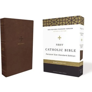 NRSV, Catholic Bible, Standard Personal Size, Leathersoft, Brown, Comfort Print | Thomas Nelson (ISBN: 9780785230519)