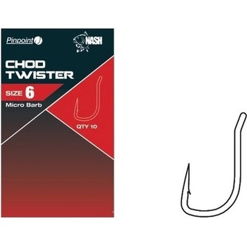 Kevin Nash Pinpoint Chod Twister Micro Barbed vel.7 10 ks