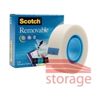 3M Scotch Magic lepiaca páska odnímateľná19 mm x 33 m