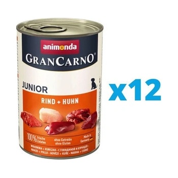 Animonda Gran Carno Junior hovězí & kuře 12 x 800 g