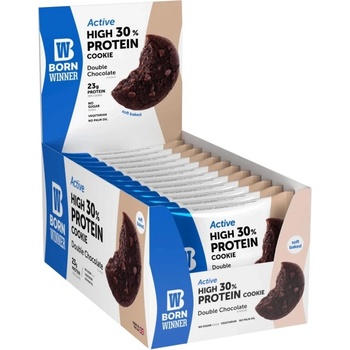 Born Winner Active 30% High Protein Cookie [12 x 75 грама] Двоен шоколад