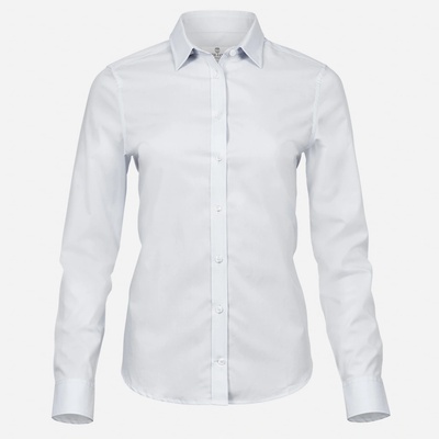 Tee Jays 4001 Oxford Perfect s dl. rukávom biela