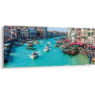 Obraz - Canal Grande, Benátky, Itálie, jednodílný 120x50 cm
