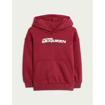 Marks & Spencer Суитшърт Disney Cars с качулка, цип и високо съдържание на памук (2-8 години) Marks & Spencer червена Marks & Spencer | Cherven | Момчешки | 2-3 Y