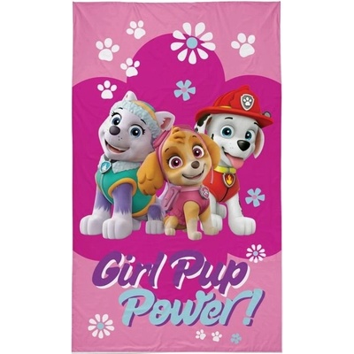 Detexpol Detský uterák Labková Patrola Girl pup 50 x 30 cm
