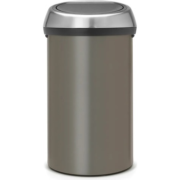 Brabantia Кош за смет Brabantia Touch Bin 60L, Platinum (647249)