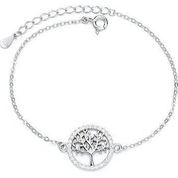 DELIS Гривна с дърво с родиево покритие, сребро, jw528 (jw528)