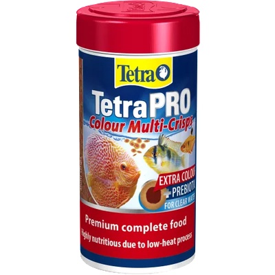 TETRA TetraPRO Colour Multi-Crisps - основна храна за всички видове декоративни рибки на хрупкави дискчета, подсилва цветовете