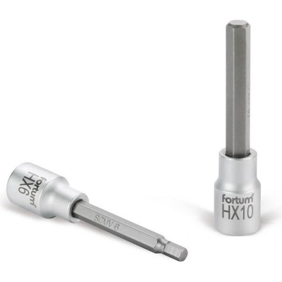 bit zástčný prodloužený imbus, 1/2 , HX 12, L 100mm, CrV/S2, FORTUM